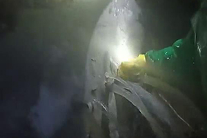 鹤壁消防水池堵漏现场